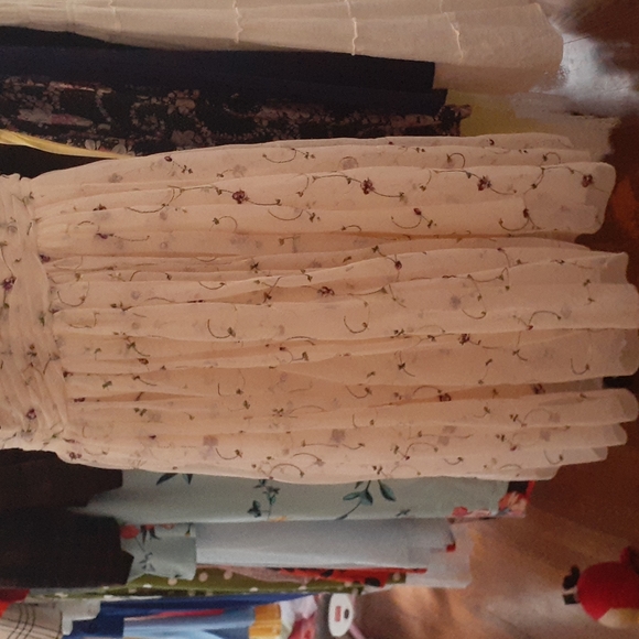 FINAL PRICE Unique Vintage Floral Formal Dress - Picture 8 of 8